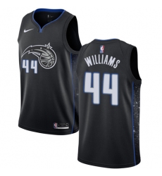 Men's Nike Orlando Magic #44 Jason Williams Swingman Black NBA Jersey - City Edition