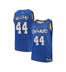 Men's Orlando Magic #44 Jason Williams Authentic Blue Hardwood Classics Basketball Jersey