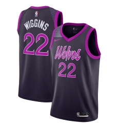 Women's Nike Minnesota Timberwolves #22 Andrew Wiggins Swingman Purple NBA Jersey - City Edition