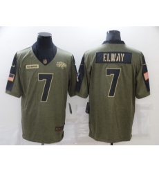 Men's Denver Broncos #7 John Elway Nike Olive 2021 Salute To Service Limited Player Jersey Men's Denver Broncos #7 John Elway Nike Olive 2021 Salute To Service Limited Player Jersey
