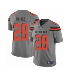 Women's Cleveland Browns #32 Jim Brown Limited Gray Inverted Legend Football Jersey