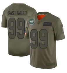 Men's New York Jets #99 Mark Gastineau Limited Camo 2019 Salute to Service Football Jersey