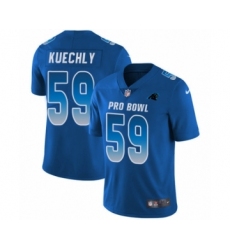 Youth Nike Carolina Panthers #59 Luke Kuechly Limited Royal Blue NFC 2019 Pro Bowl NFL Jersey