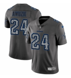 Youth Nike Dallas Cowboys #24 Chidobe Awuzie Gray Static Vapor Untouchable Limited NFL Jersey